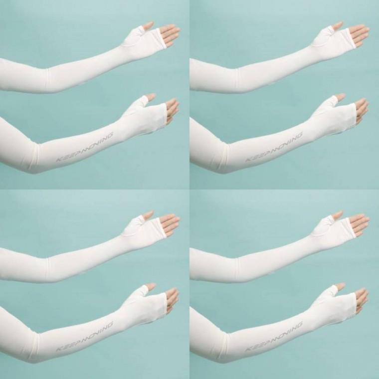 UV컷 시원한 손등 쿨토시 M 화이트 야외활동 자외선차단