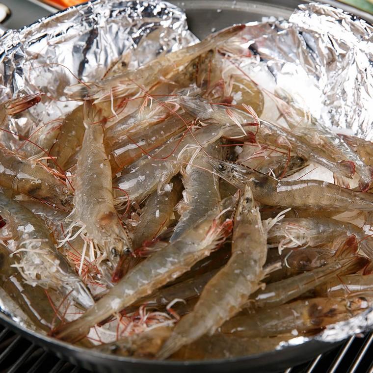 국내산 활 흰다리새우 중대형 1kg 27미내외