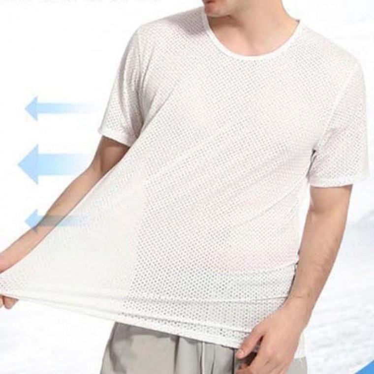 여름철 시원한 반팔 쿨 이너웨어 아이스 티셔츠 남성쿨나시 여름쿨 런닝 쿨민소매 남자쿨