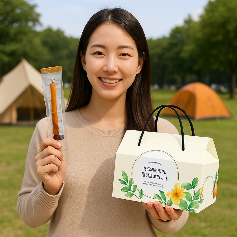 바베큐 오징어스틱 20p 선물용 개별포장 버터구이 페스츄리 사은품 선물세트 판촉물 답례품 간식 캠핑용품