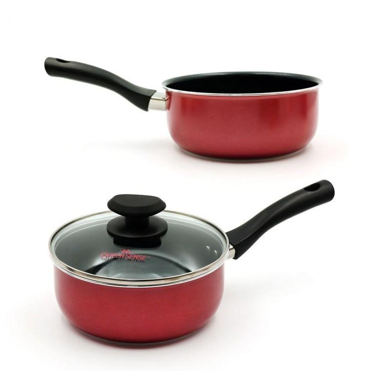 퀸센스 인덕션 편수 냄비 코코 세라믹 스텐 라면 18cm