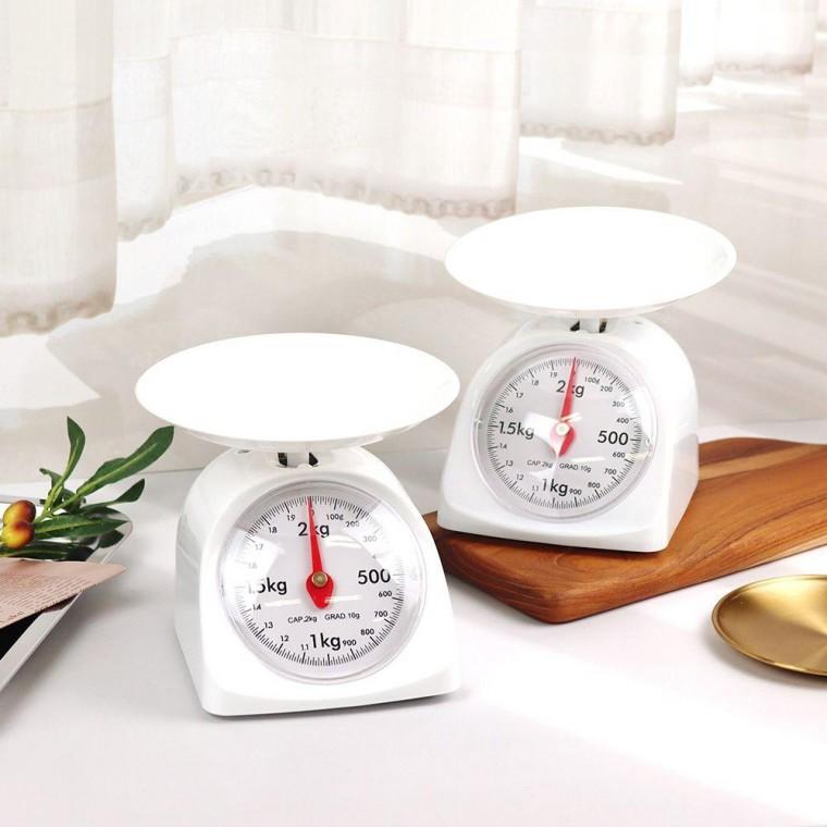 주방용 저울 아날로그 가정용 미니 제빵 눈금 2kg