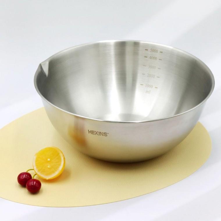 헤킨스 스텐 믹싱볼 베이킹 계량 대야 쌀 세척볼 30cm
