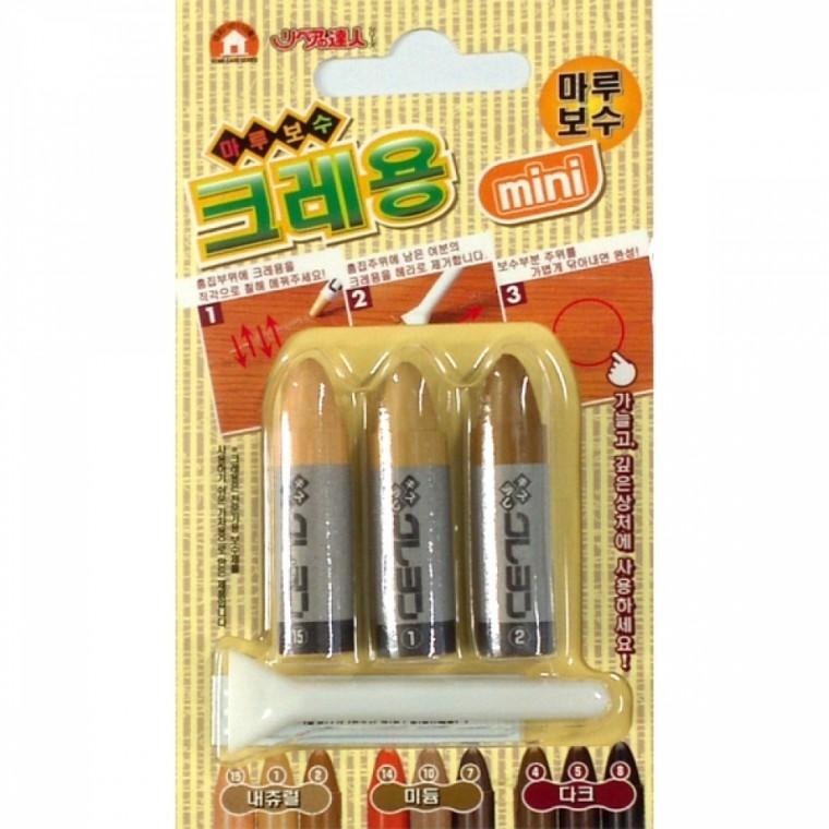 다카모리 마루보수 길고 얇은 흡집용 크레용 3개 세트