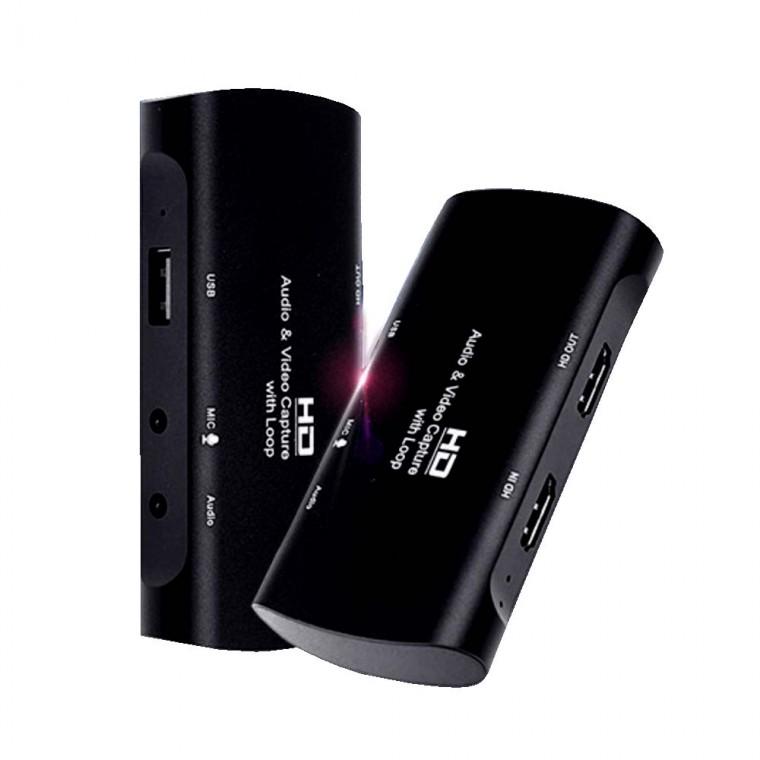 4K 2K USB 2.0 HDMI 캡쳐보드 동영상 파일 녹화 PC 게임기 DVD플레이어