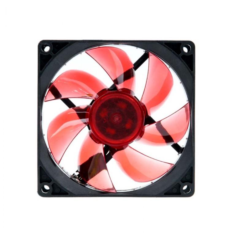 케이스 쿨러 90mm 레드 LED 3핀 커넥터 케이스
