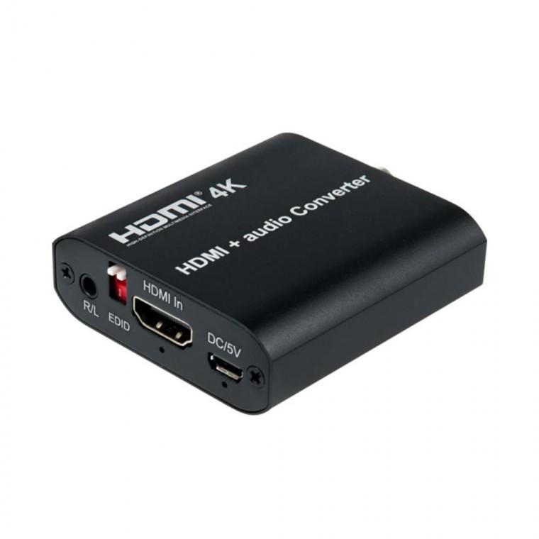 4K 2K HDMI 컨버터 고해상도 영상 앰프 이어폰 스피커 연결