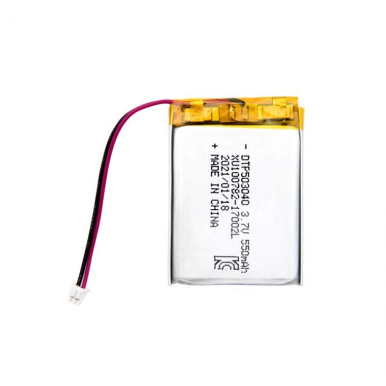 503040 충전지 3.7V 550mAh 리튬폴리머 배터리형 2선 케이블 일체형 보조회로 내장