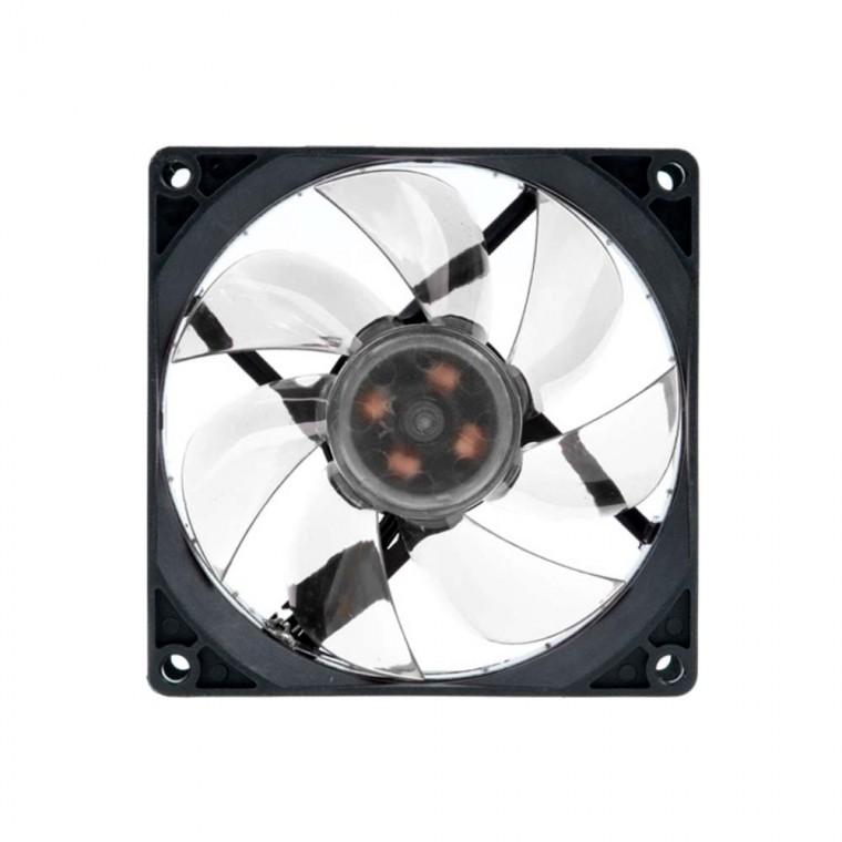 케이스 쿨러 90mm 화이트 LED 3핀 커넥터 케이스