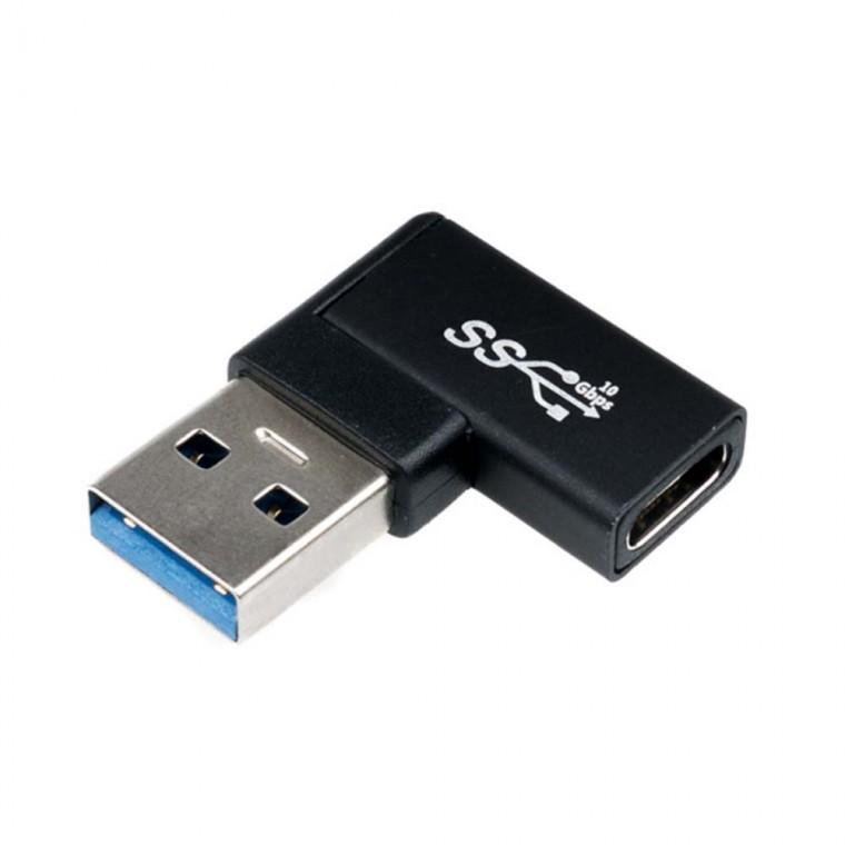 USB 3.0 3.1 C타입 A타입 꺾임형젠더 5Gbps 단자변환 고속전송지원