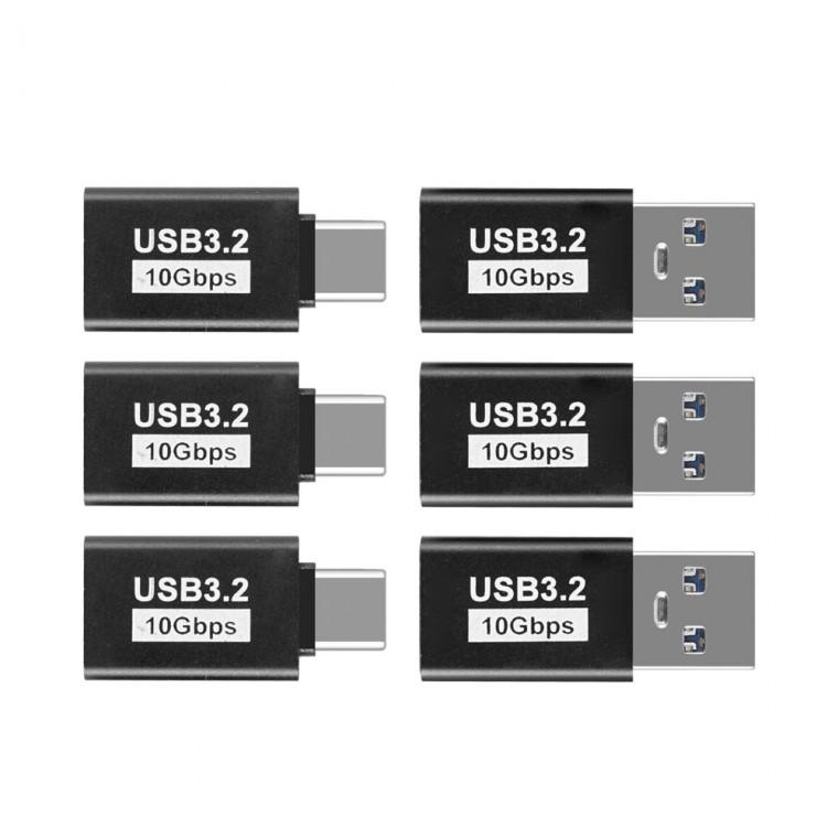 USB C타입 충전 젠더 6개 세트 / 데이터싱크