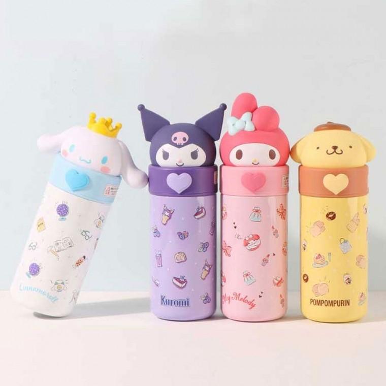 보온 보냉 스텐 텀블러 350ml  캐릭터 피규어 어린이 아동 초등학생 물병