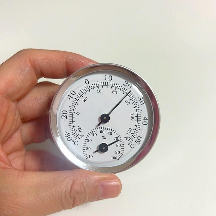 아날로그 소형 미니 온습도계 58mm