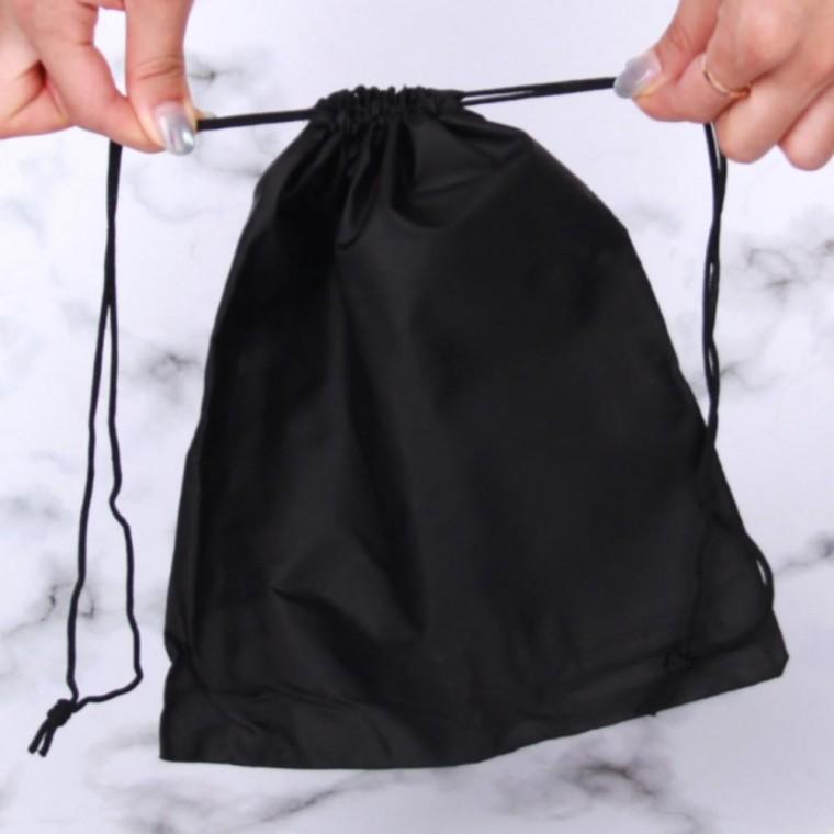 23x25 블랙 스트링 조리개 파우치 복조리 주머니 복주머니백 포장 보관 조이개