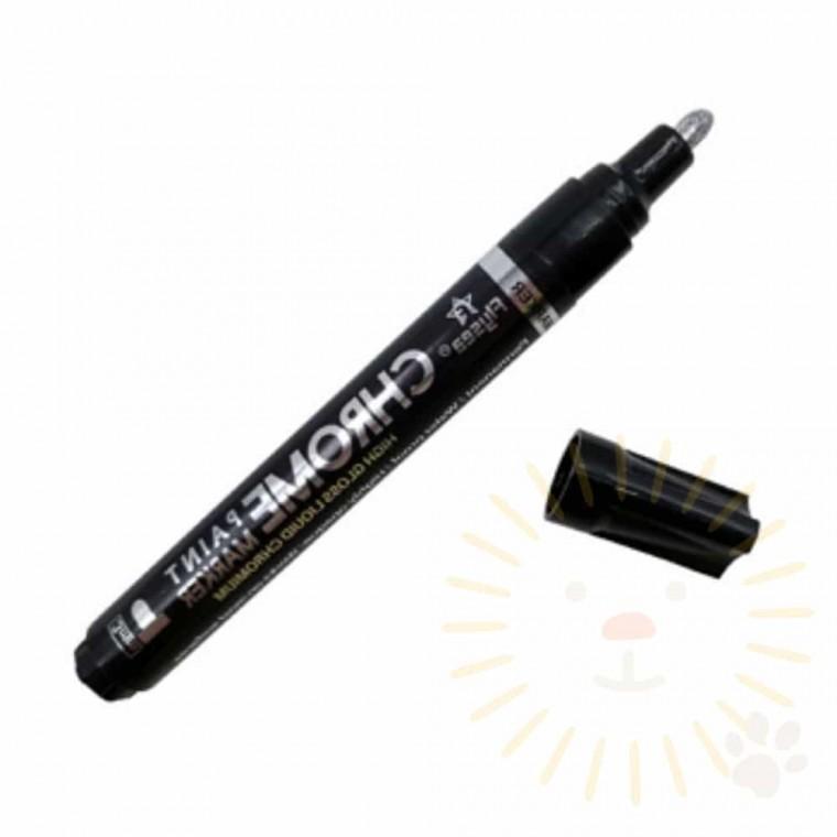건담 마커펜 3mm 크롬마카펜 은색마커