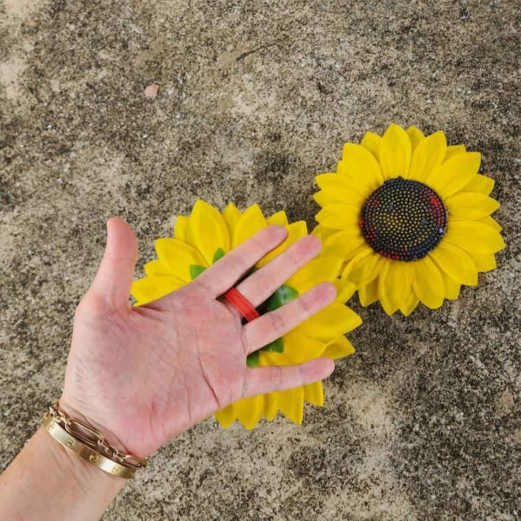 행사 가을 운동회 해바라기 응원도구 한쌍