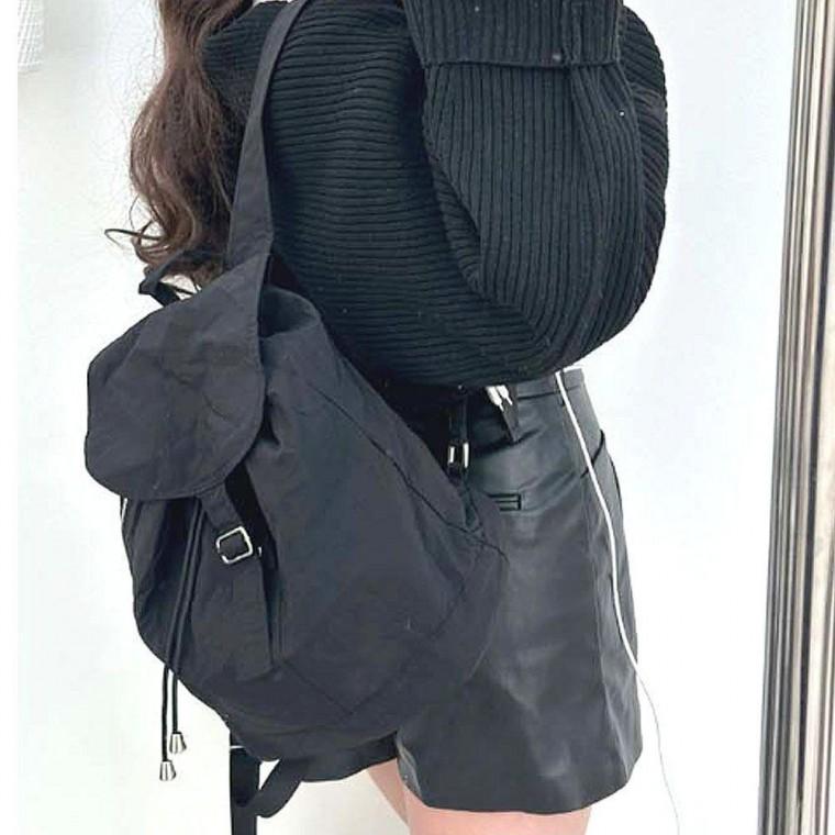 여성 나일론 베이직 책가방 캐주얼 바스락 백팩 토트백 핸드백 쇼퍼백 데일리백 여자