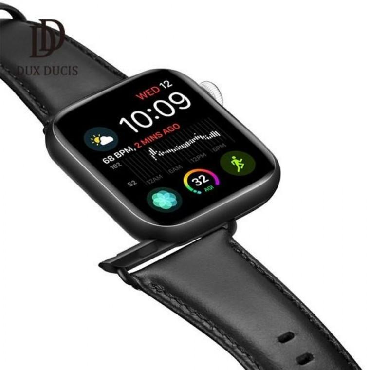 EAS Dux Ducis 워치 전용 데르미스 가죽 스티치 밴드 스트랩 시계줄 Apple Watch 8 울트라 7 SE 6 5 4세대