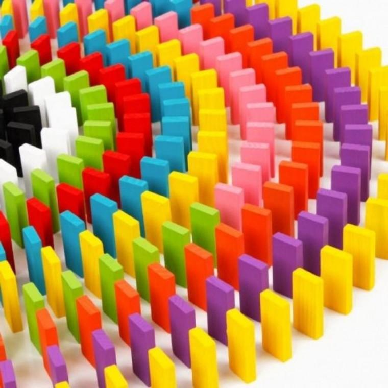 원목도미노 보드게임 100pcs