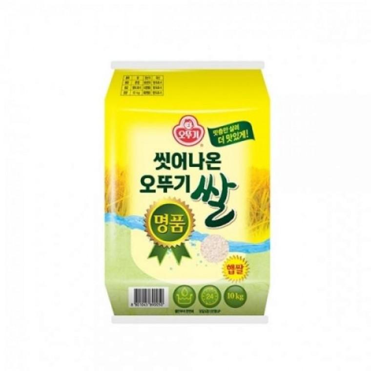 씻어나온 오뚜기쌀 명품 10KG 1개