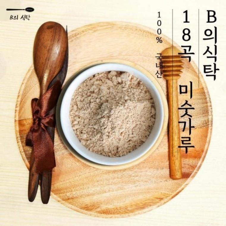B의식탁 아침 저녁 식사 대용 곡물 선식 미숫가루 1kg