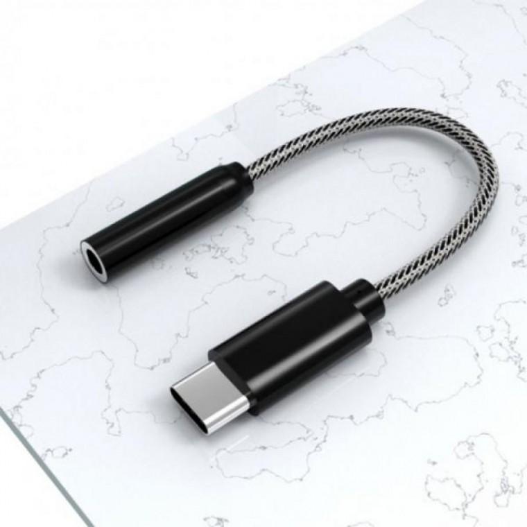 [루키] 넥스원 C타입 to DC3.5mm 32bit 384kHz DAC 내장 오디오 변환 케이블 10cm