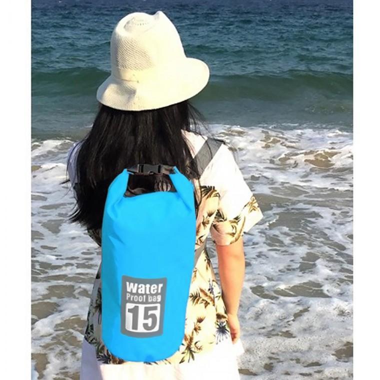 방수백 물놀이 스카이 워터 15L 수영장가방 세이프 물놀이방수백