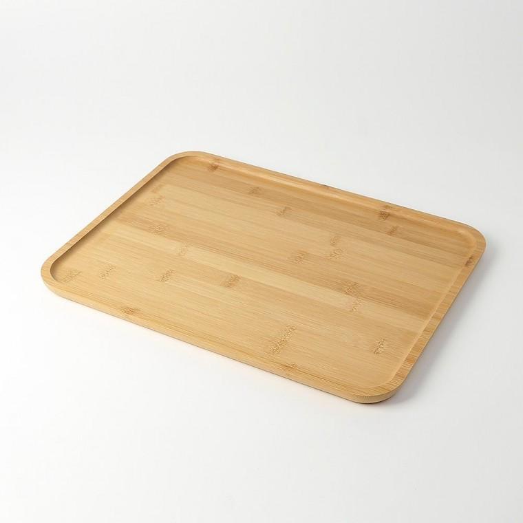 대나무 우드트레이 나무쟁반 사각 40x30cm 사각 나무트레이 우드쟁반