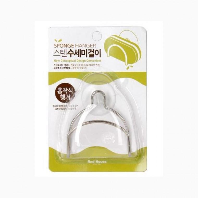 스텐 흡착식 수세미걸이 수세미홀더 주방정리 거치대 받침대 수세미거치대