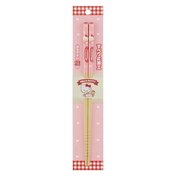 산리오 헬로키티 대나무 젓가락 1조 21cm