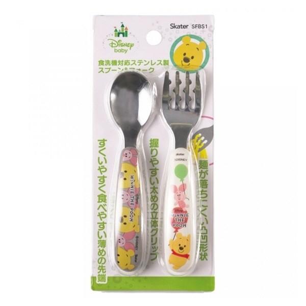 곰돌이 푸 스테인레스 스푼 포크 13cm