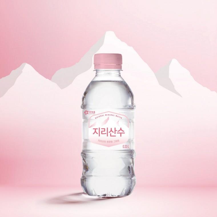 아워홈 지리산수 핑크 미니 330mlx40병 생수