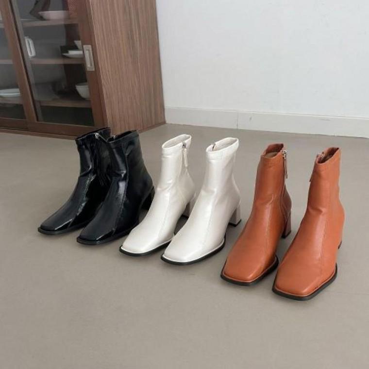 여성 삭스힐 앵클 부츠 114823