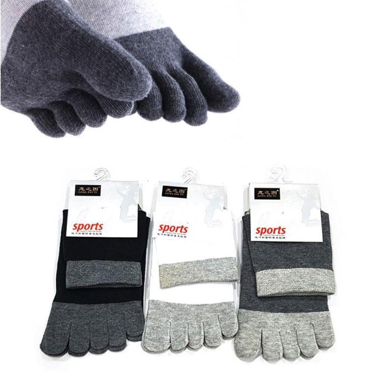 남성 투톤 고급 발가락양말 5켤레 Set