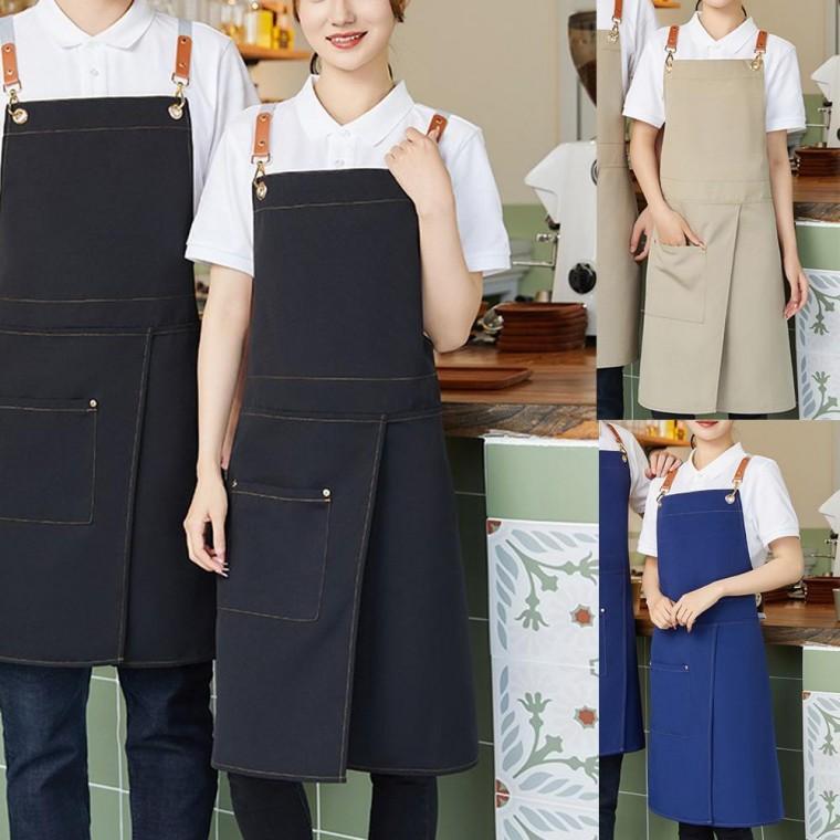 팀오어 로고앞치마 로고방수앞치마 카페앞치마 주방앞