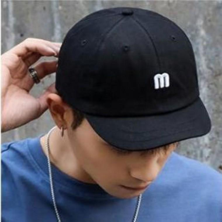 챙짧은모자 숏챙 커플 귀여운 캐주얼 짧은챙 볼캡 모자