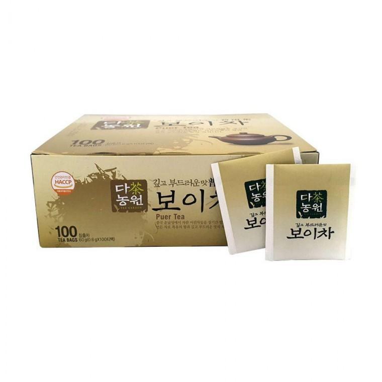 다농원 보이차 100개입 깊고 부드러운맛 전통 보이차