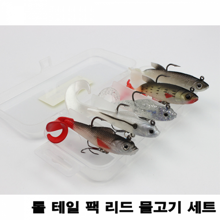 롤 테일 팩 리드 물고기 세트