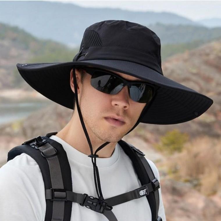 남자 햇빛가리개 정글모 스트링 등산모자
