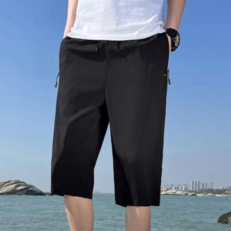 남성 시원한 여름 반바지 냉장고 바지 냉감 아이스 바지 5부 6부