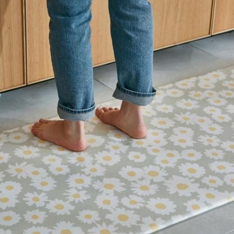 PVC 주방 발매트 65x 180cm 싱크대 발판 부엌 러그 욕실 바닥 발매트
