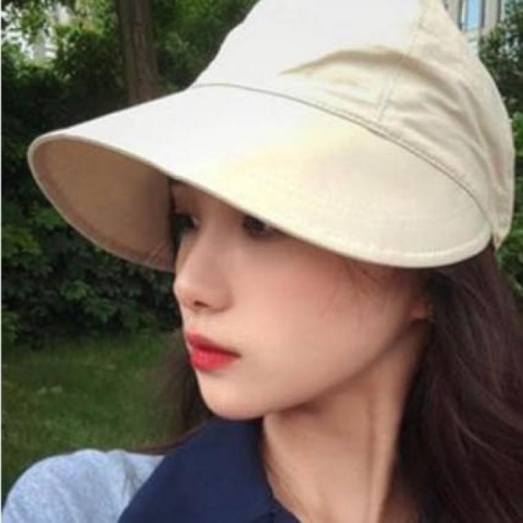 숏 린넨 모자 산책 베이직 무지 썬캡 사이즈 조절 스트링 두상맞춤