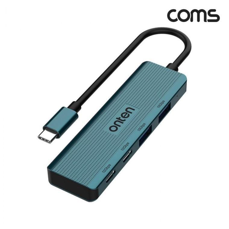 USB 3.2 Gen2 4포트 허브 10Gbps C타입x2 A타입x2