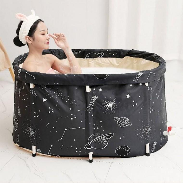 접이식 간이 욕조 집에서 즐기는 반신욕 5종 전신욕 원룸 사우나 목욕 성인