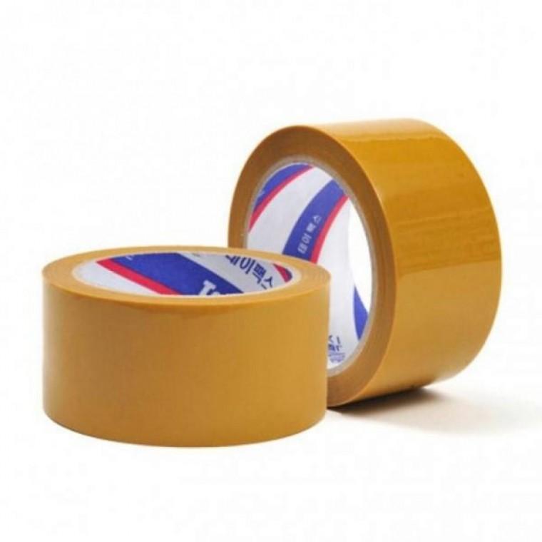 황색 OPP테이프 50mm X 35m 불투명 박스테이프 (10개)