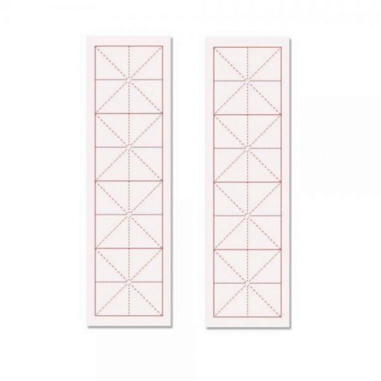연습용 구궁지 서예 캘리 예서체 붓글씨 연습 4칸 100장
