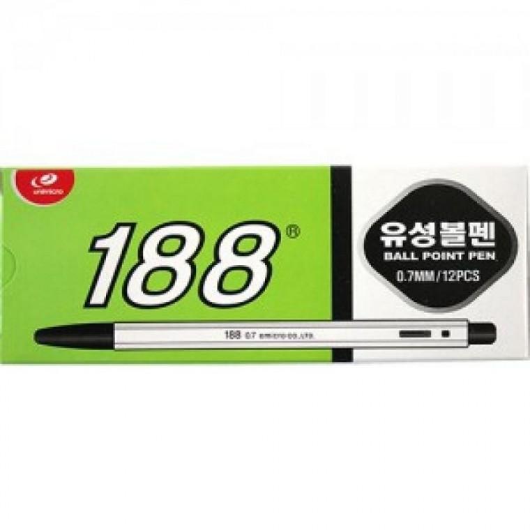 마이크로188유성볼펜-검정 12개입 랜덤발송