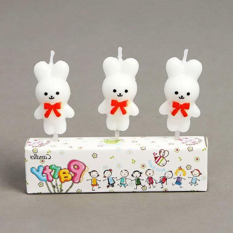 생일초 3개입 x 3세트 화이트 환갑 캔들 프로포즈