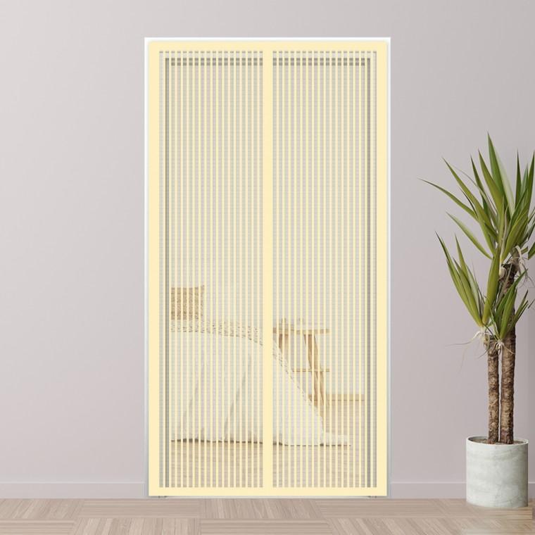 자석 모기장 90x210cm 아이보리 방충 커튼 가림막