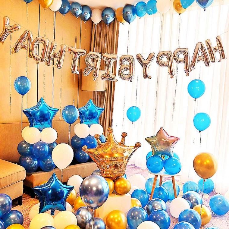 생일파티 풍선세트 드림스타 손펌프포함 홈파티 환갑